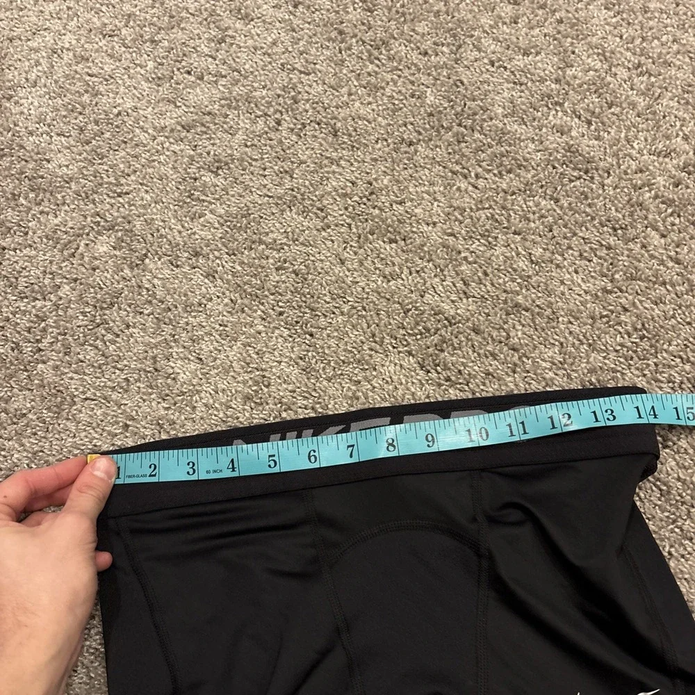 Mens Nike Pro 3/4 Spandex Tights Compression Pants Black CJ0961 Medium
